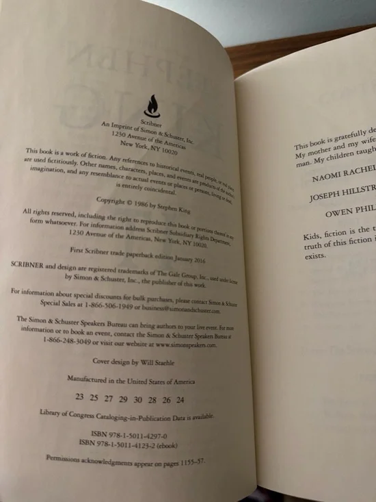 2016 IT by Stephen King Paperback - Picture 3 of 8